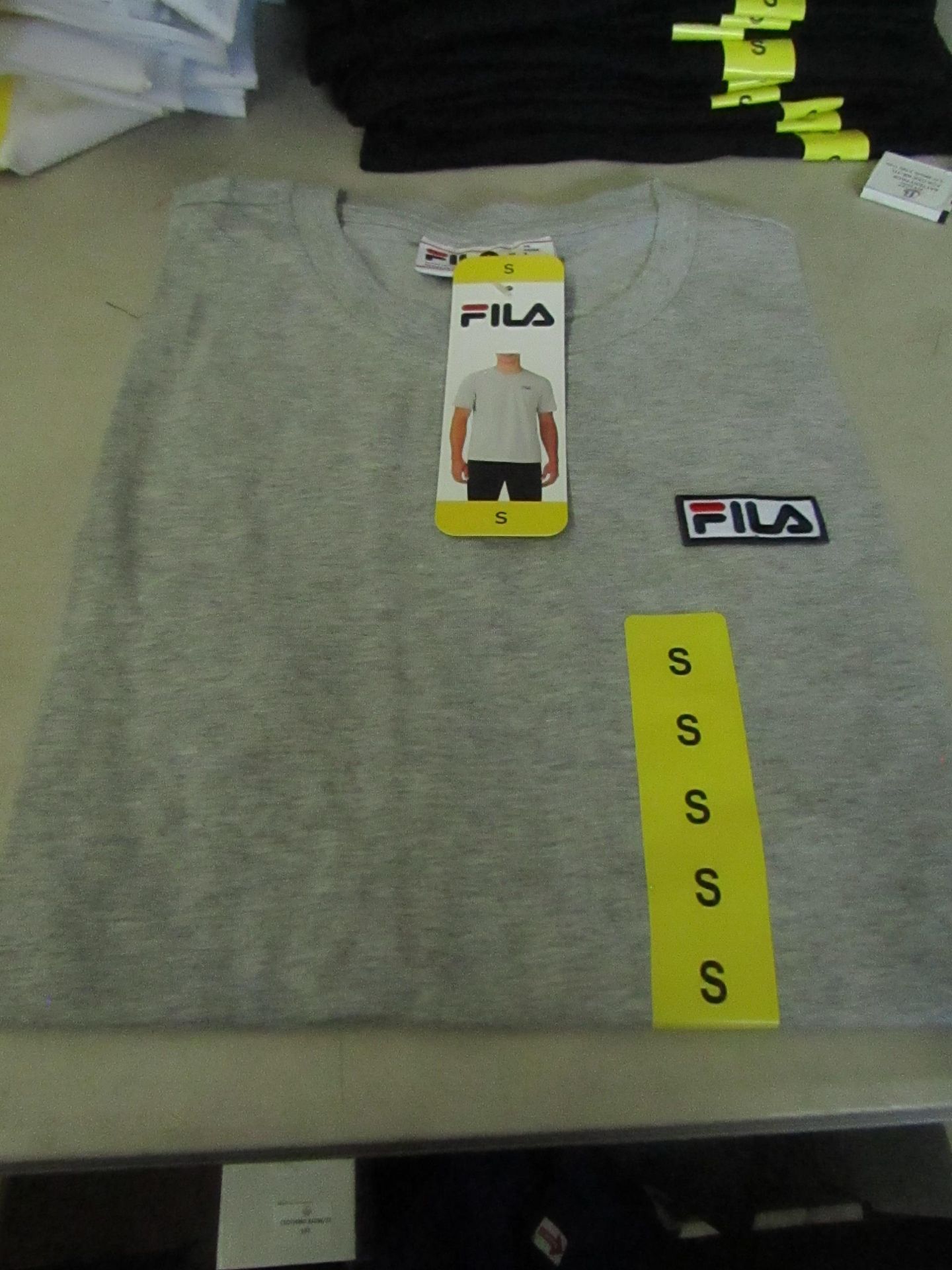 Fila Lucano T/Shirt Grey Size S New With Tags