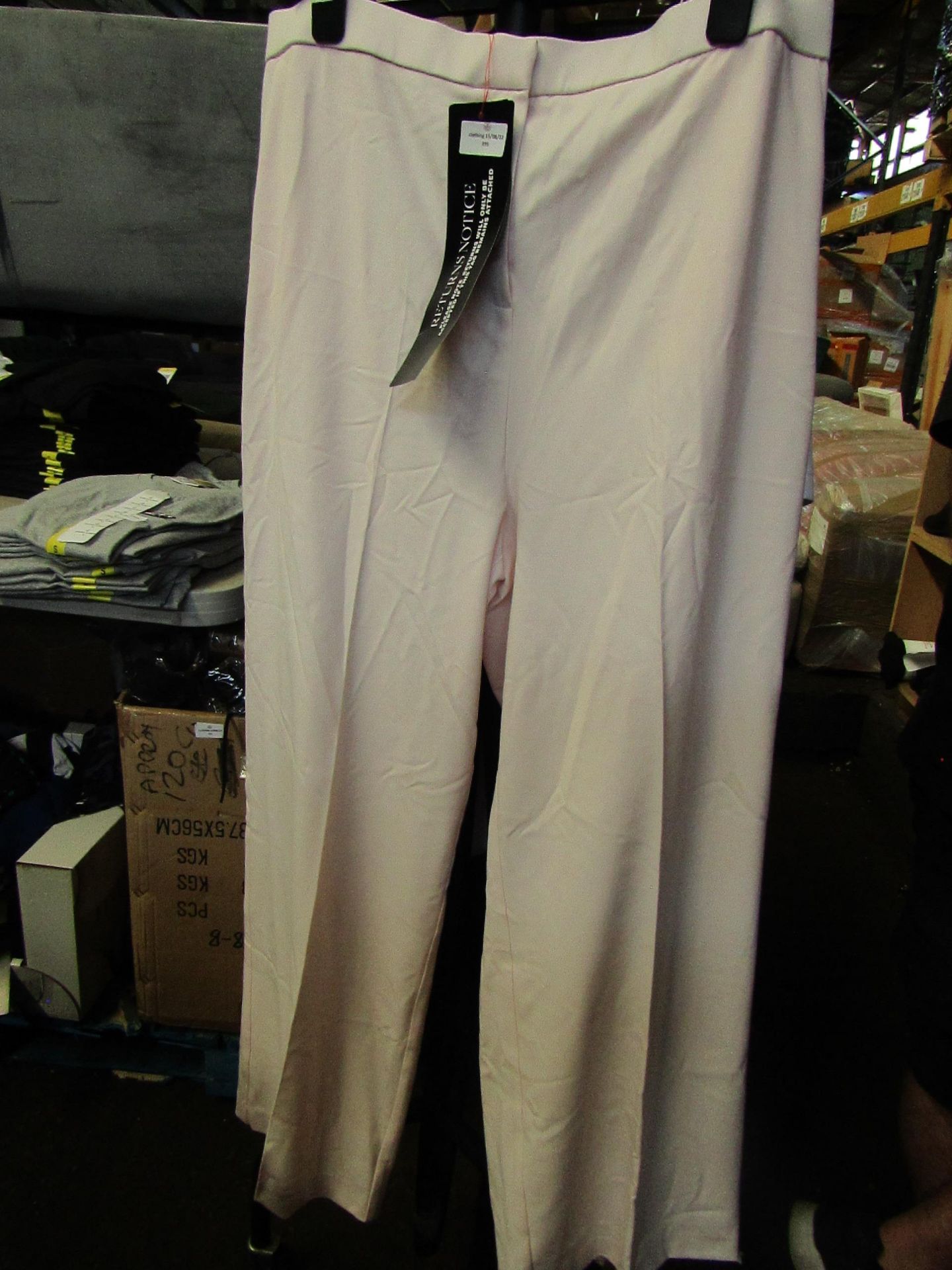 Kaleidoscope pink wide legged trousers, new size 10 but mark have a few small dirty marks on it.