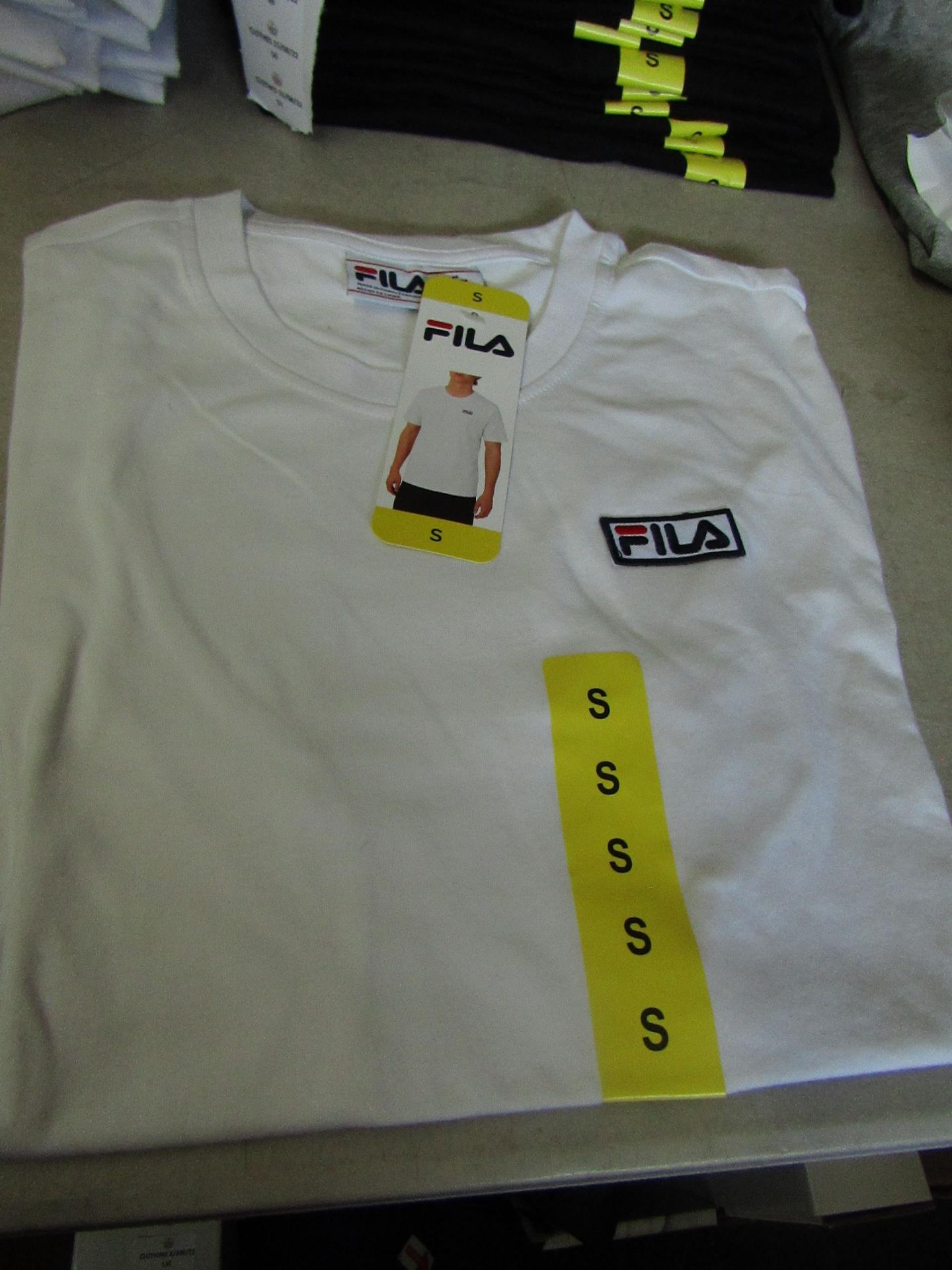 Fila Lucano T/Shirt White Size S New With Tags