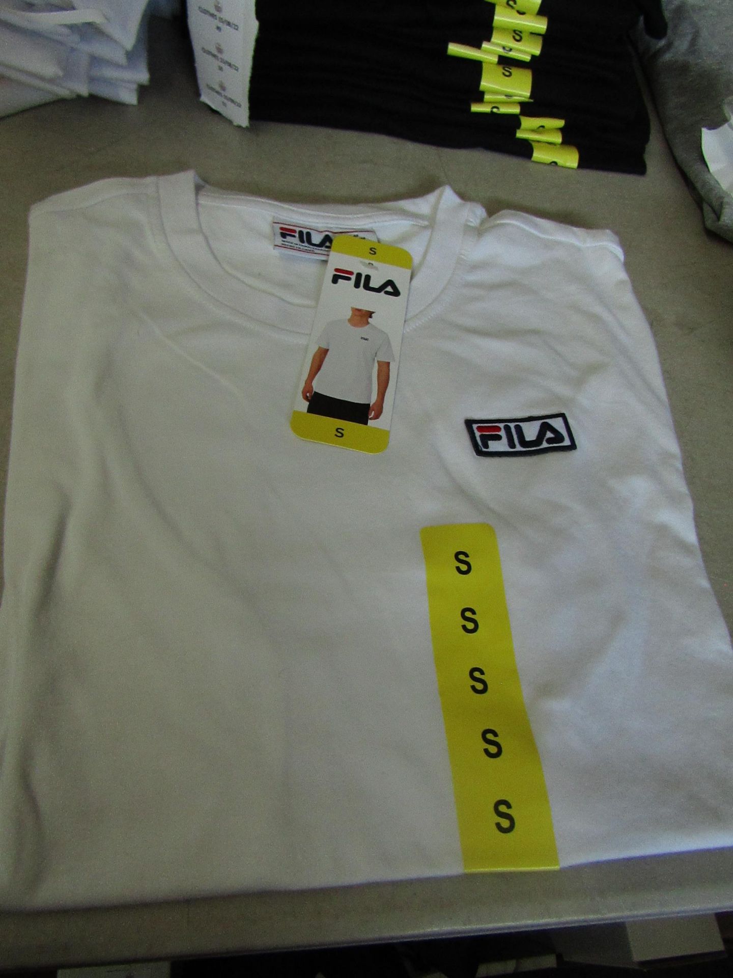 Fila Lucano T/Shirt White Size S New With Tags