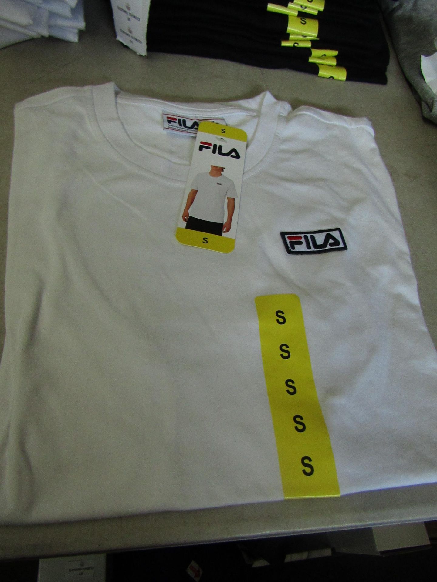 Fila Lucano T/Shirt White Size S New With Tags