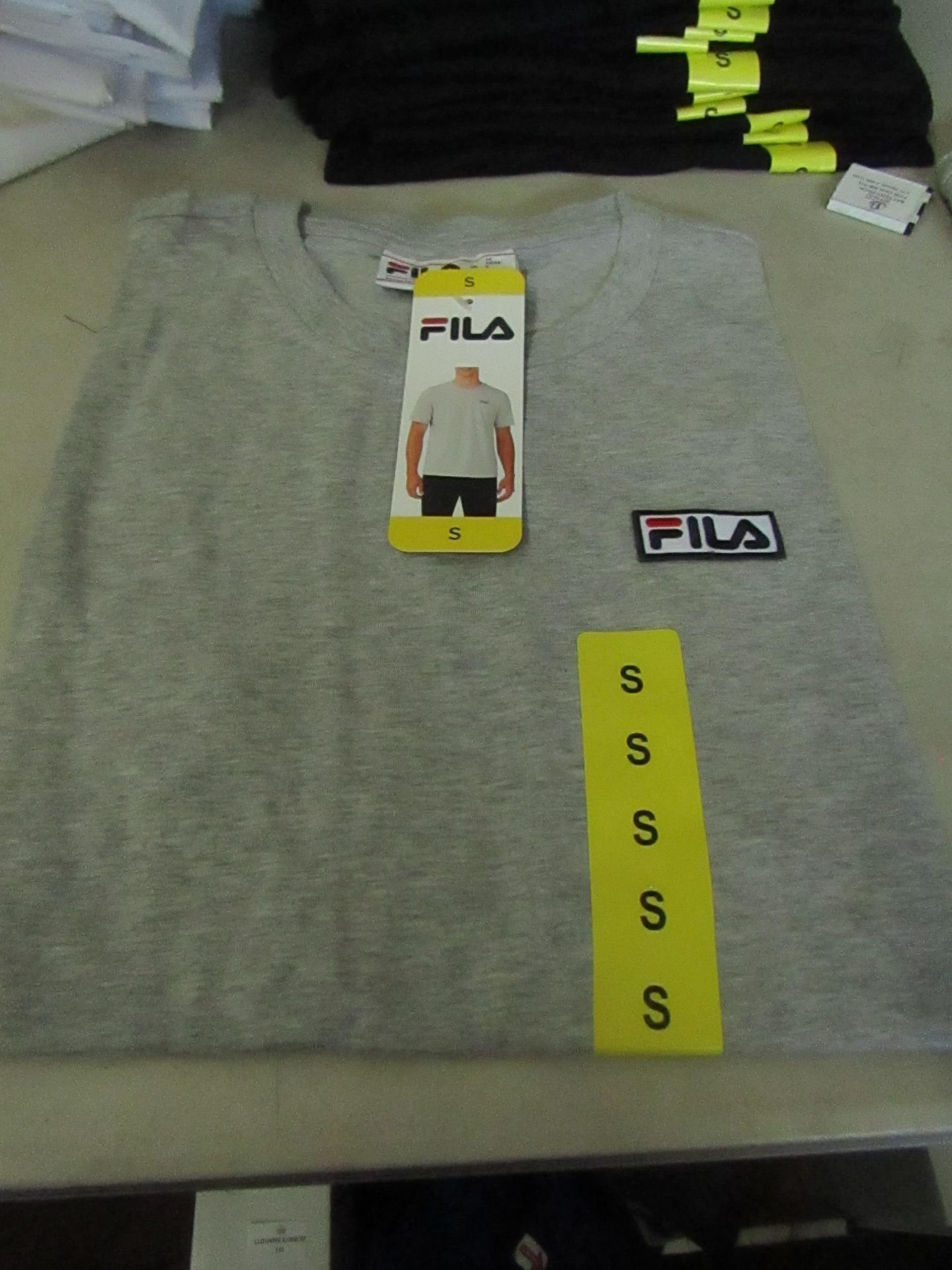 Fila Lucano T/Shirt Grey Size S New With Tags