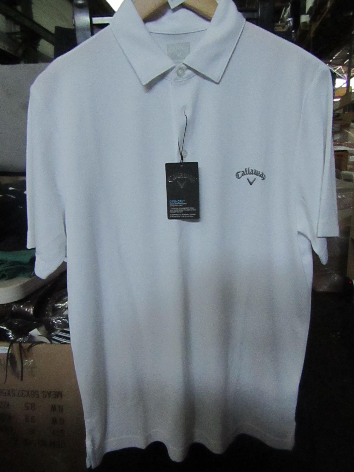 Callaway Golf Polo Shirt, new with tag, size medium