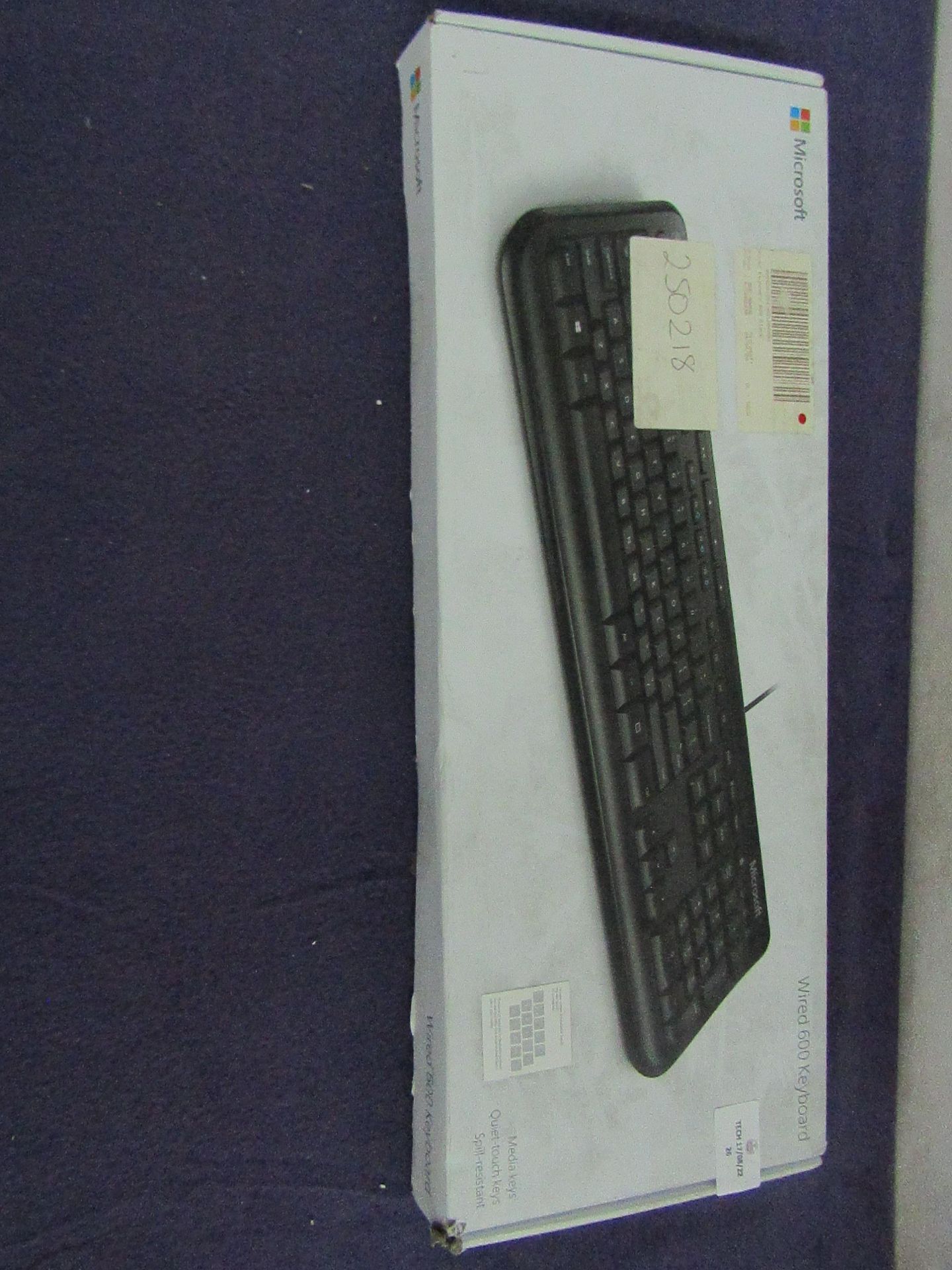 Microsoft - Wired 600 Keyboard - Black - Untested & Boxed.