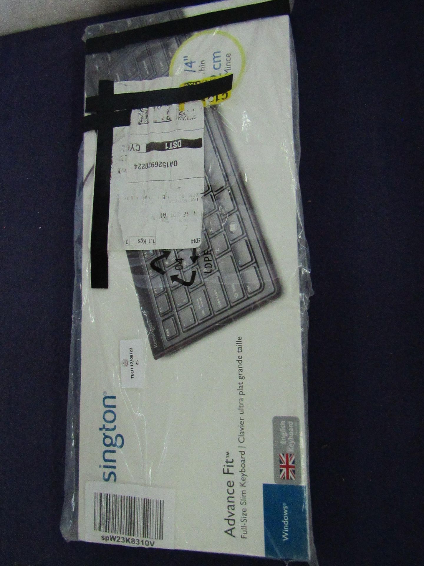 Kensington - Advance Fit Full-Sized Slim Keyboard - Unchecked & Boxed.