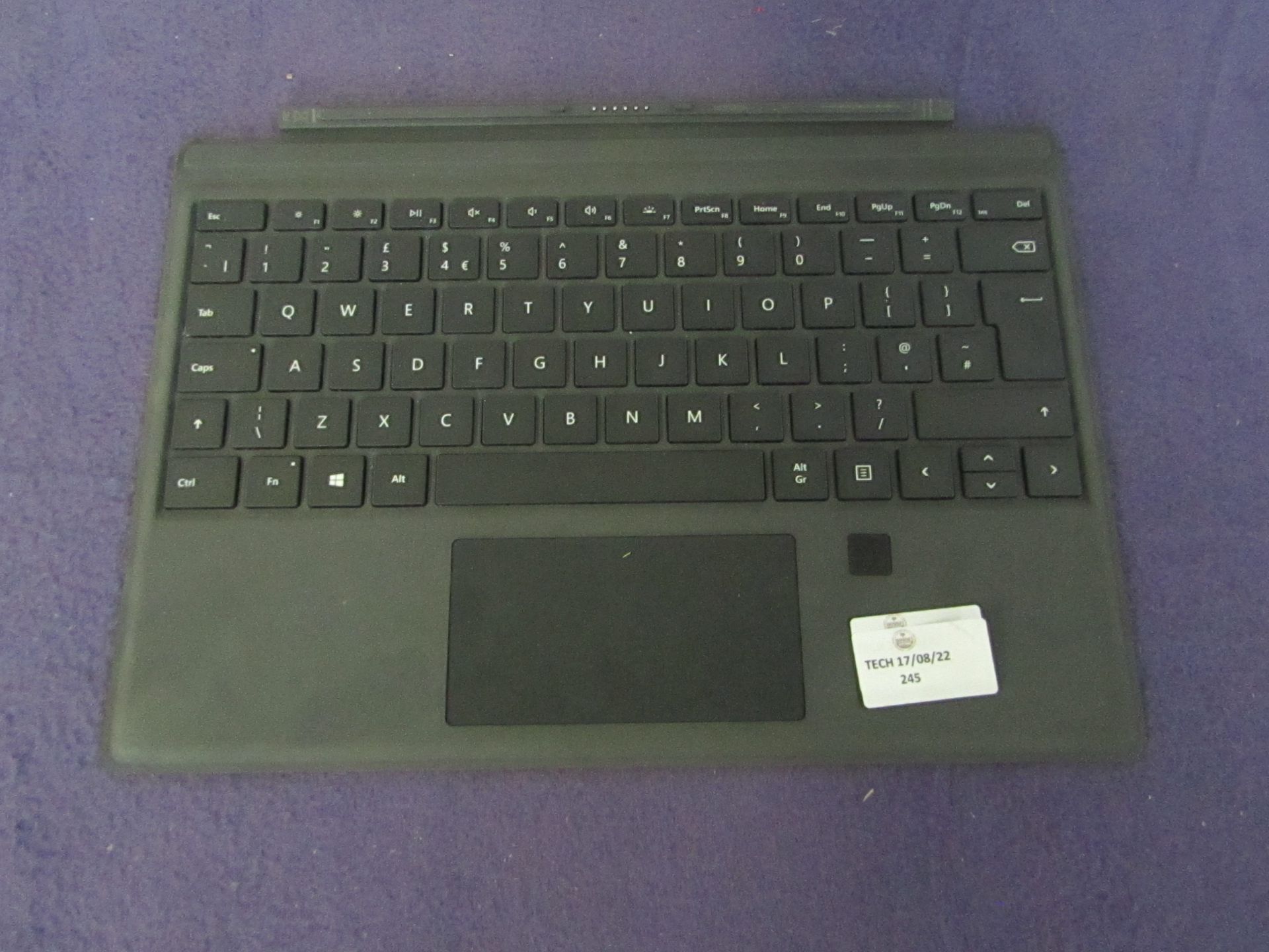 Microsoft - Surface Go2 or Go3 - Type Cover - Grey keyboard - Untested, Non Original Packaging.