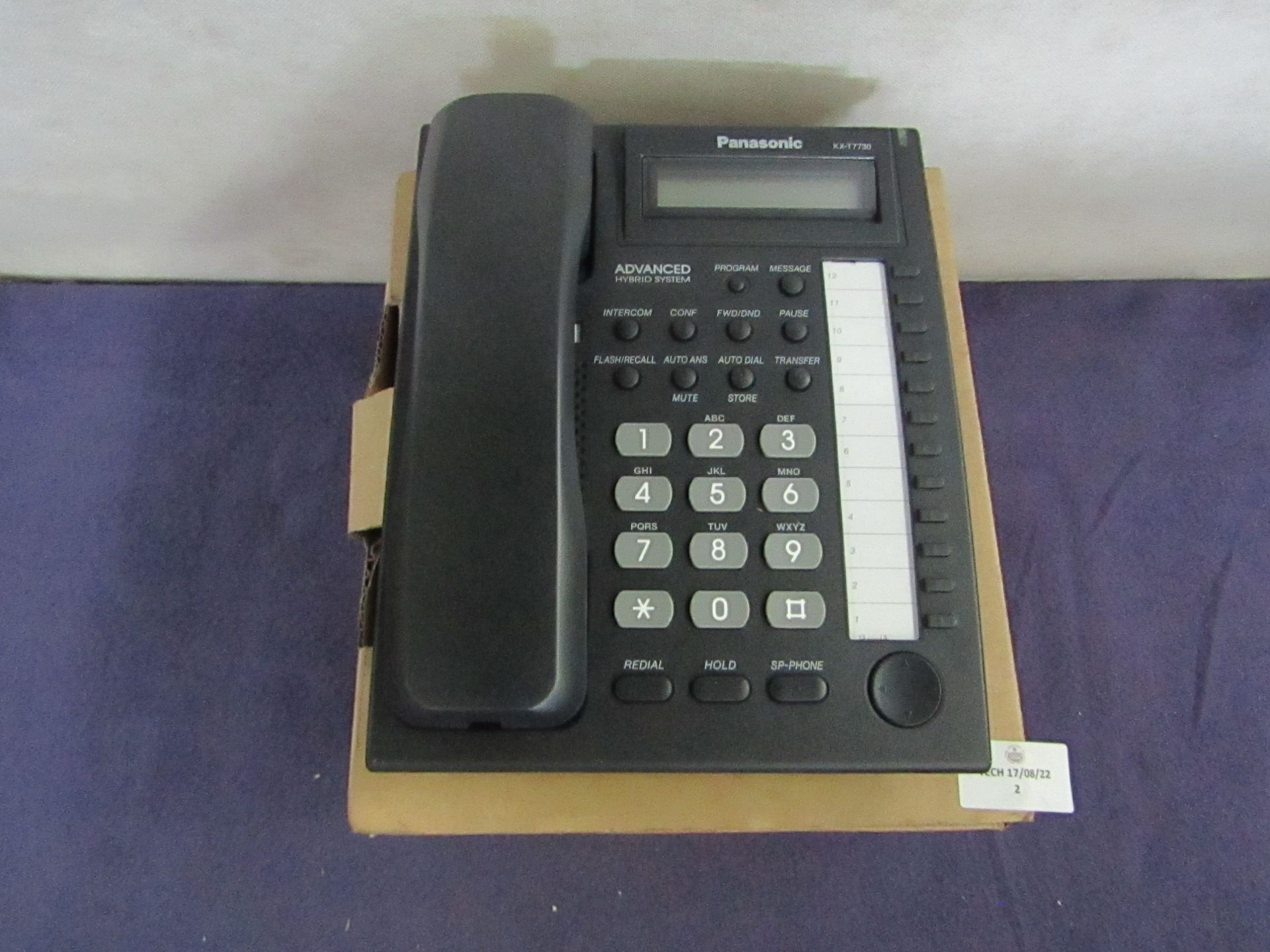 Panasonic - Display Telephone - KXT7730 - Item Looks In Good Condition, With Box.
