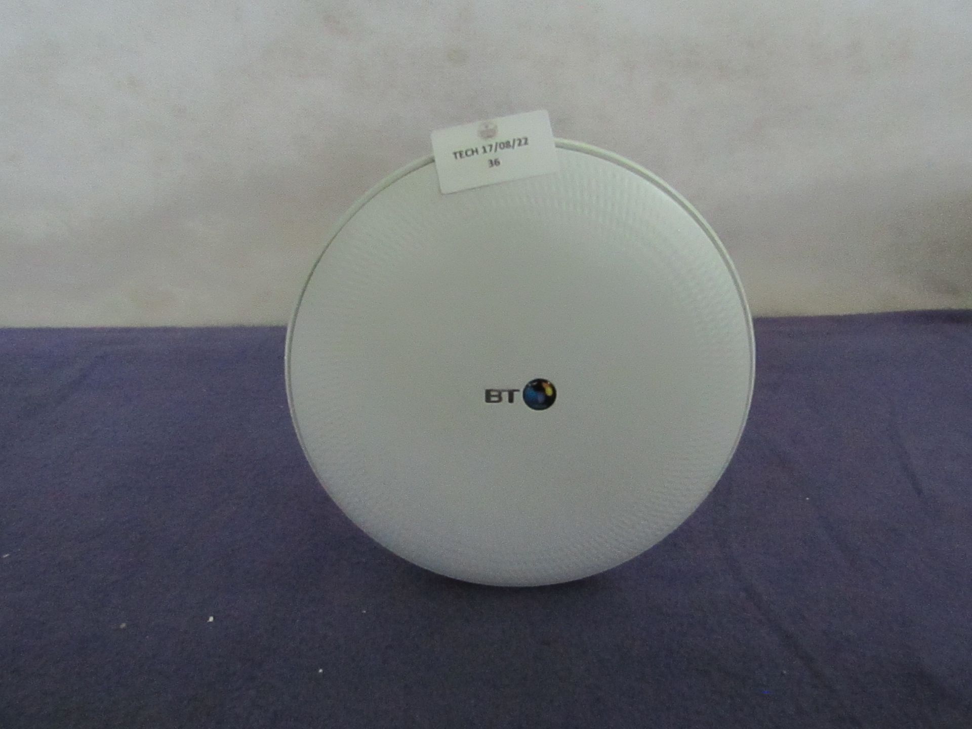 BT - Whole Home Wi-Fi Booster Disc - White - Untested, No Packaging.