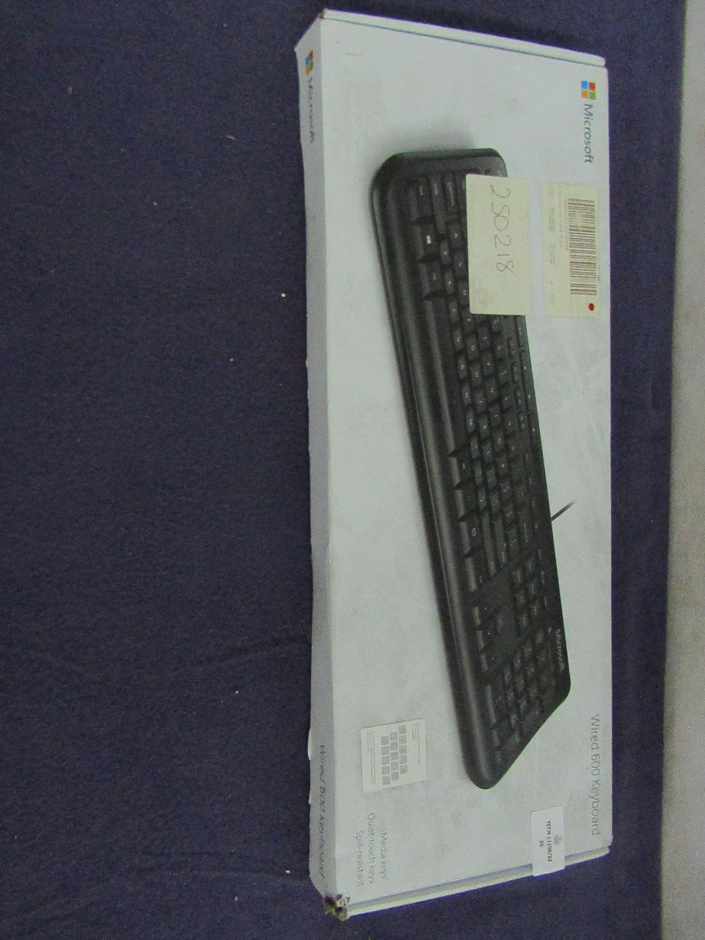 Microsoft - Wired 600 Keyboard - Black - Untested & Boxed.