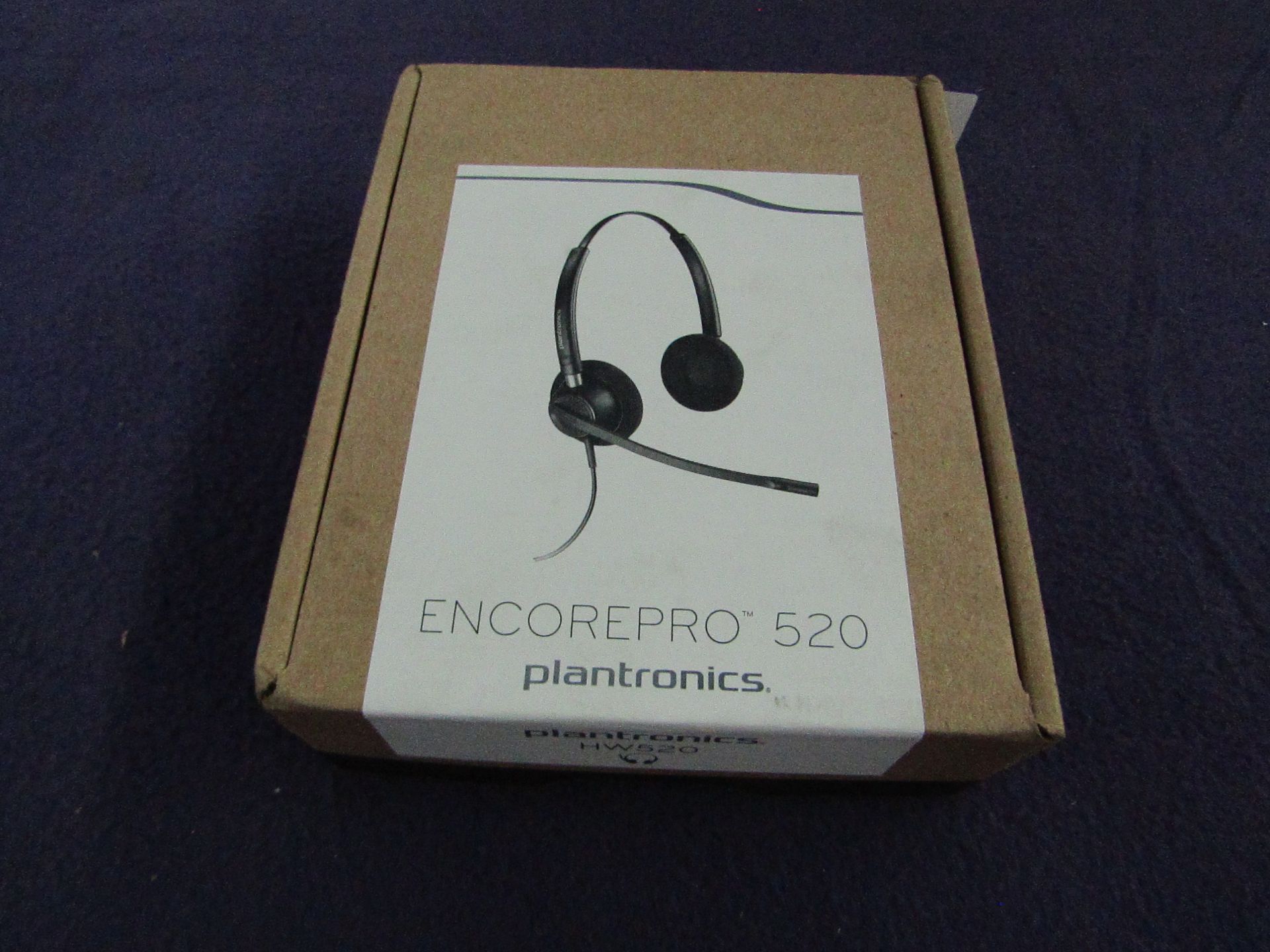 Plantronics - EncorePro 520 Headset - Untested & Boxed.
