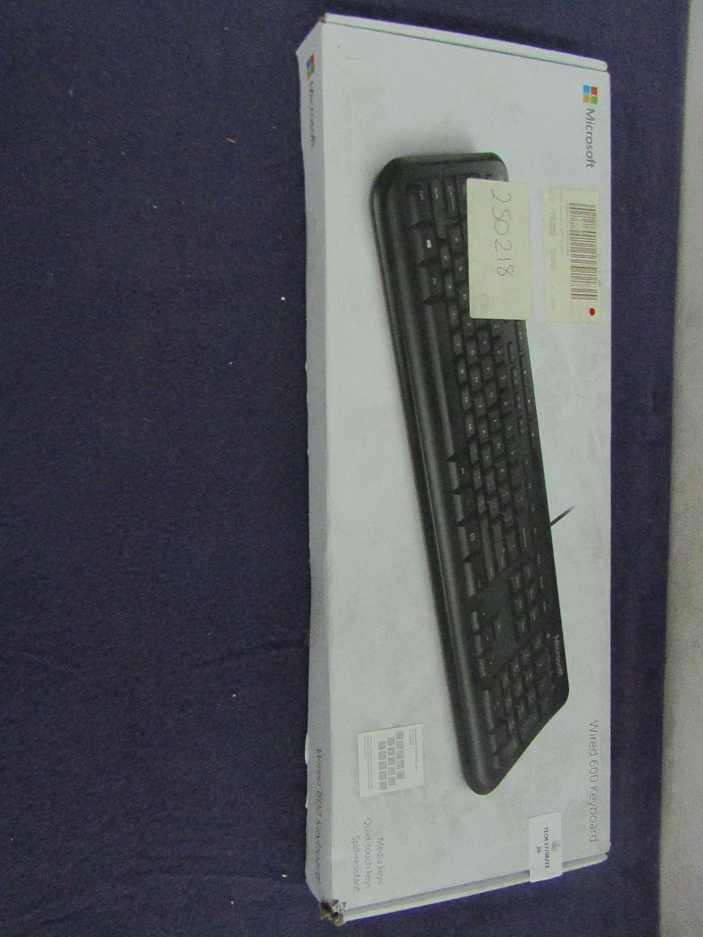 Microsoft - Wired 600 Keyboard - Black - Untested & Boxed.