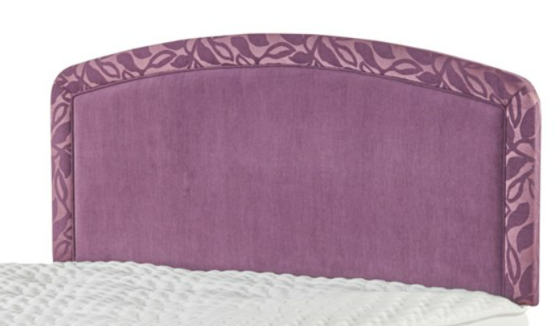 Carpetright Luciana Plain 3ft Headboard Aubergine Single RRP ?169.00 SKU LUC-HEAD-3FT-AUB TOTAL