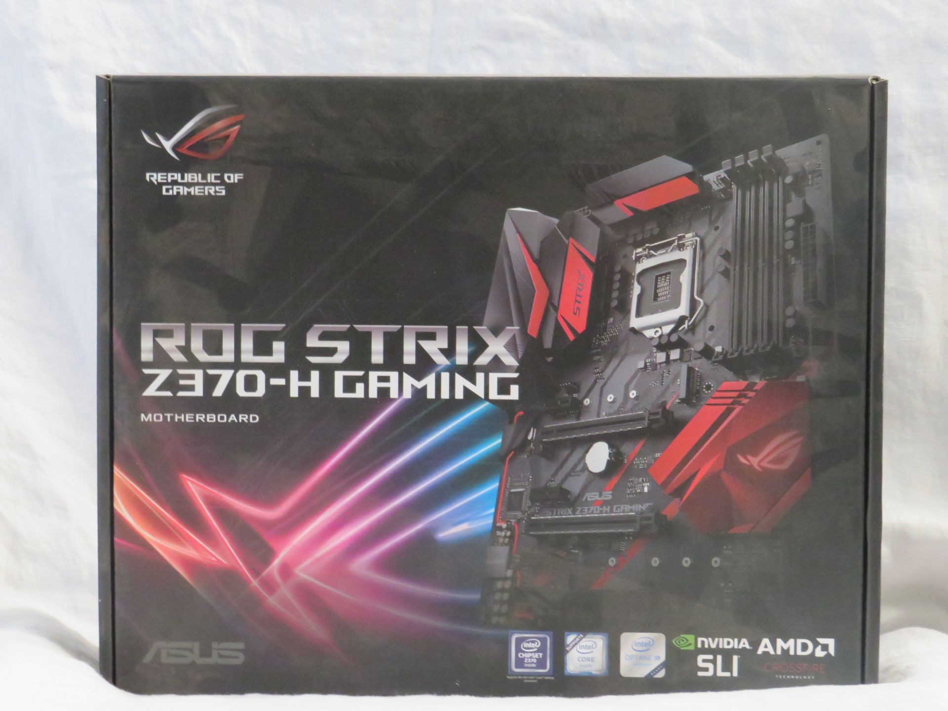 ROG STRIX Z370-H GAMING Intel Z370 ATX gaming motherboard with DDR4 4000MHz support, DP HDMI, dual