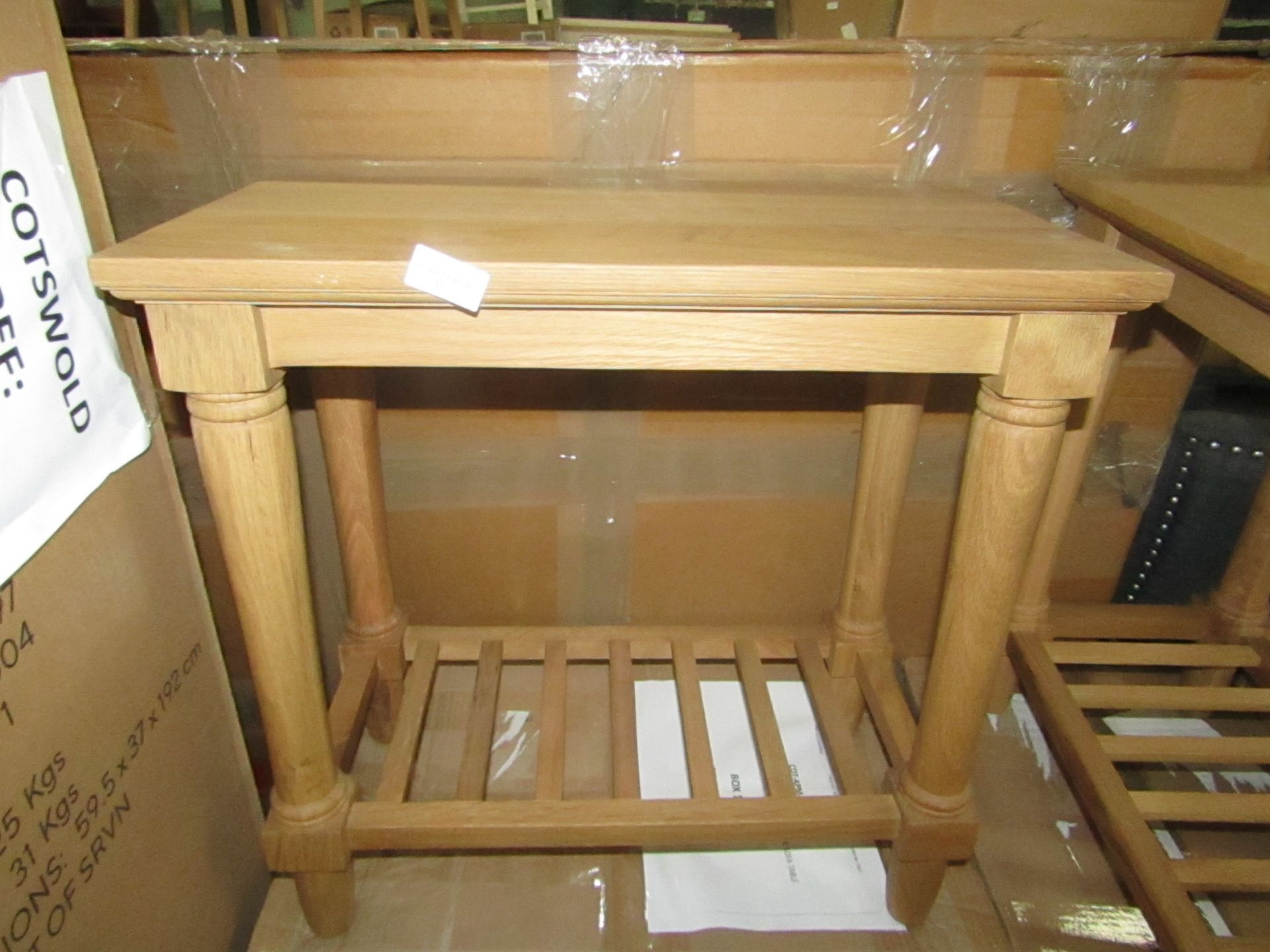 Cotswold Company Elkstone Mellow Oak Sofa Table RRP Â£225.00 - This item looks to be in good