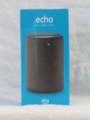 Amazon Echo 3rd gen smart speaker, unchecked in original box