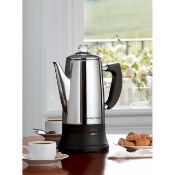 Scotts of Stow Cordless Electric Coffee Percolator RRP £59.95 - This product has been graded in B