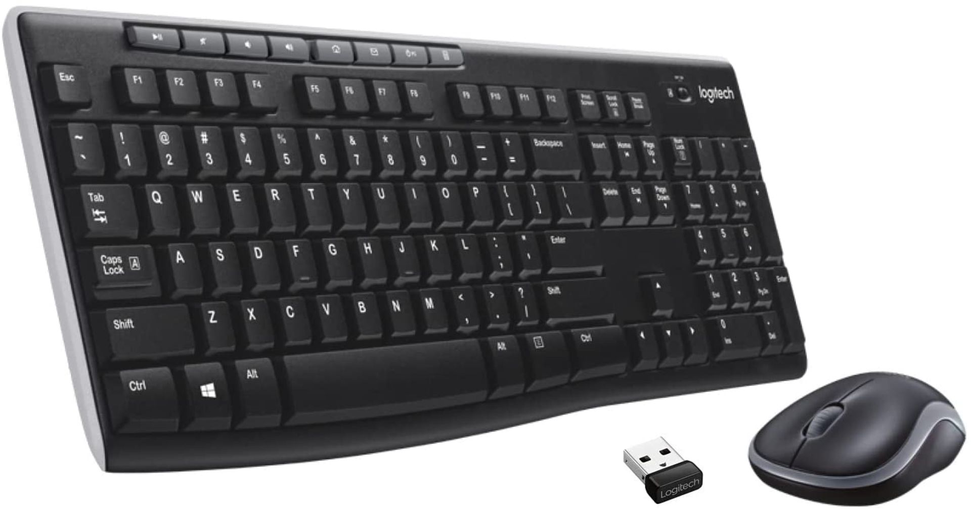 1x Logitech MK270 Keyboard & Mouse Combo - Untested Customer Return -