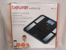 Beurer - Diagnostic Bathroom Scales - Black BF850 - Untested & Boxed.