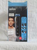 | 1X | BRAUN ALL IN ONE BEARD TRIMMER | UNCHECKED AND BOXED | RRP £45 |