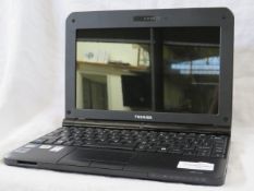 Toshiba Mini NB250 laptop, no charger. Boxed.