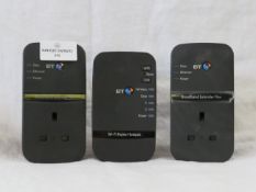 BT - Broadband Extender Flex 500 Plug-In - Untested, No Packaging. BT - WiFi Home Hotspot 500 Plug-