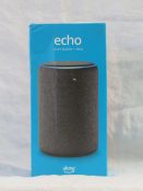 Amazon Echo 3rd gen smart speaker, unchecked in original box