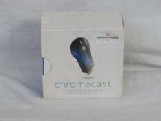 Google Chromecast, untested and boxed.