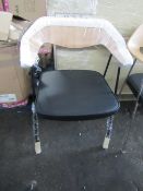 Heals 675 Chair Oak Black Legs RRP ¶œ360.00
