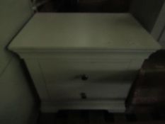 Cotswold Company Chantilly Warm White Jumbo Bedside Table RRP Â£245.00 - This item looks to be in