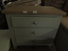 Cotswold Company Chester Dove Grey Jumbo Bedside Table RRP Â£245.00 - This item looks to be in