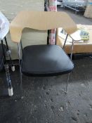 Heals 675 Chair Oak Chrome Legs RRP ¶œ360.00