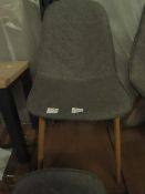 Cotswold Company Modern Upholstered Dining Chair - Grey 3 RRP Â£150.00 - This item looks to be in