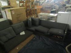 Cox & Cox Soro Chaise Set RRP Â£495.00 - This item looks to be in good condition and appears ready