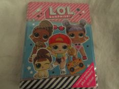 4x LOL Surprise - 4 Exciting Books With Stickers - All Unused & Packaged.