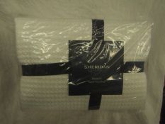 Sheridan - White Super King Sized Bed Skirt - New & Packaged. RRP œ75.