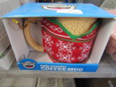 BigMouth Inc - Ugly Sweater Coffee Mug - Unused & Boxed