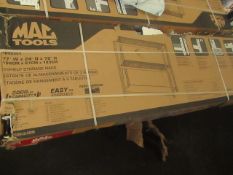 Mac Tools - 3 Tier 77" (195cm) Industrial Storage Rack - Unchecked & Boxed. RRP œ135