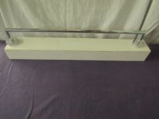 Cosmic - Trendy Chrome Towel Rack ( 60cm Long Approx ) - Good Condition & Boxed.