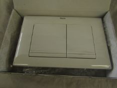 Roca - PL1 White Flush Plate - Good Condition & Boxed.