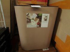 Unbranded - Small Dusty Pink 15L Double Recycle Bin - New & Boxed.