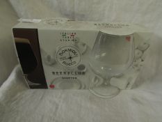 Bormioli Rocco - Beer Club Snifter Set of 2 Beer Glasses - Unused & Boxed.