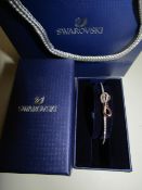 Swarovski - Lifelong Bow Crystal & Mixed Metal Bracelet - New & Boxed Wth Presentation Box & Gift