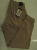 Tahari - Woven ladies Jogger - Latte Size Small - New With Tags.