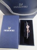 Swarovski - Lifelong Bow Crystal & Mixed Metal Bracelet - New & Boxed Wth Presentation Box & Gift