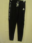 Primark - PlayStation Black Fleece Joggers - Size 13/14 Years - No Packaging, Original Tags.