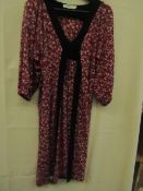 Blossom - Ladies Dress With Waist Ties - Size Unknown - No Packaging.