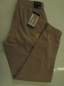 Tahari - Woven ladies Jogger - Latte Size Small - New With Tags.