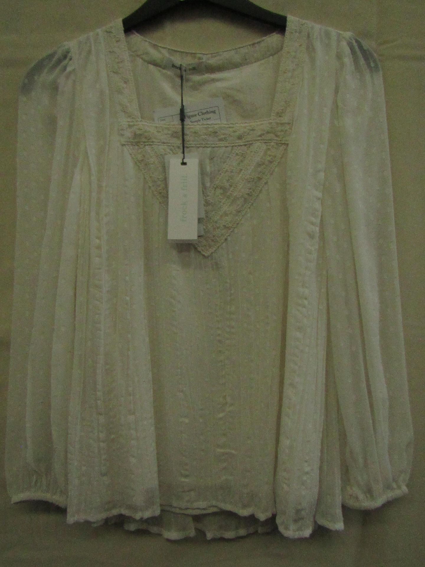 Frocka dn frill ladies blouse, size 8, new