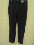 Kaleidoscope - Ladies Trousers - Navy Size 12R - Good Condition, Original Tags.