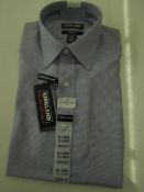 Kirkland Signature - Custom Fit 100% Cotton Buttoned Shirt - 15x34/35 - new With Tags.